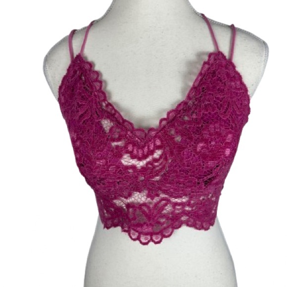 Fp One Other - Pink Lace Bralette